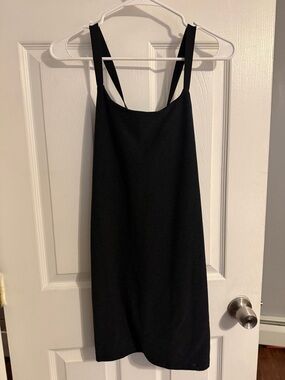Beyond Yoga Black Mini Dress with Built In Shorts